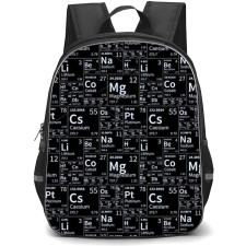 Art Pattern Backpack StudentPack - Element Caesium Magnesium Platinum