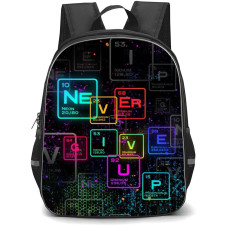 Art Pattern Backpack StudentPack - Element Never Give Up