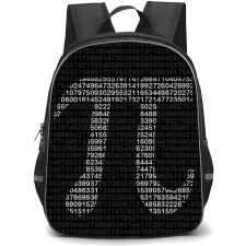 Art Pattern Backpack StudentPack - Pi Pattern Art