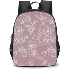 Velvet Caviar School Backpack StudentPack - Velvet Caviar Flowers Floral Artwork Poster