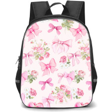 Velvet Caviar School Backpack StudentPack - Velvet Caviar Posie Pink Bow Art Poster