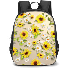 Velvet Caviar School Backpack StudentPack - Velvet Caviar Sunflower Daisy Art Poster