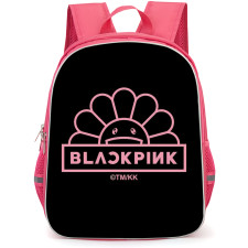 Takashi Murakami Backpack StudentPack - Takashi Murakami X Blackpink Logo Black Background