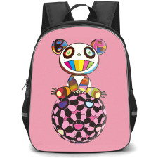 Takashi Murakami Backpack StudentPack - Takashi Murakami X BLACKPINK Pandakashi On Pink Background
