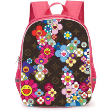 Takashi Murakami Backpack StudentPack - Takashi Murakami X Louis Vuitton Brown Background Poster