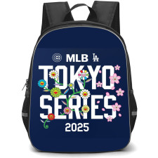 Takashi Murakami Backpack StudentPack - Takashi Murakami X MLB On Blue Background