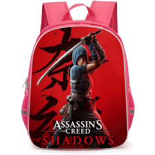 Assassins Creed Backpack School Bag StudentPack - Assassins Creed Shadows Game Cover Poster