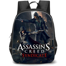Assassins Creed Backpack School Bag StudentPack - Assassins Creed Syndicate Game Cover Poster