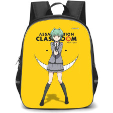 Assassination Classroom Kaede Kayano Backpack StudentPack - Kaede Kayano Standing On Yellow Background
