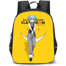 Assassination Classroom Nagisa Shiota Backpack StudentPack - Nagisa Shiota Standing On Yellow Background
