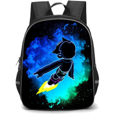 Astro Boy Backpack StudentPack - Astro Boy Black Gradient Cloud Background