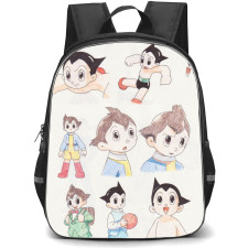 Astro Boy Backpack StudentPack - Astro Boy Faces Collage