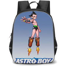 Astro Boy Backpack StudentPack - Astro Boy Flying Open Hands Ready To Fire
