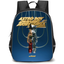 Astro Boy Backpack StudentPack - Astro Boy Half Human Half Machine 3D Art