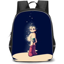 Astro Boy Backpack StudentPack - Astro Boy Lights In Hand Blue Background