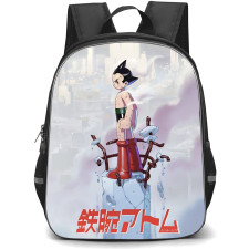 Astro Boy Backpack StudentPack - Astro Boy Side Portrait Standing Cartoon