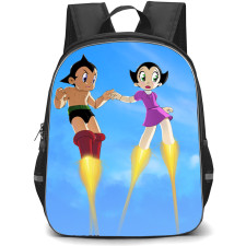 Astro Boy Backpack StudentPack - Astro Boy Uran Flying In Clouds