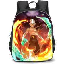 Avatar The Last Airbender Aang Backpack StudentPack - Aang Lord Of The Winds Anime Art Poster