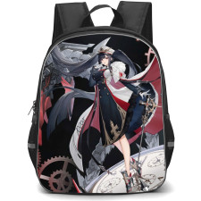 Azur Lane Peter Strasser Backpack StudentPack - Peter Strasser Anime Drawing On Black Background