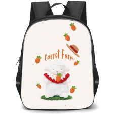 Bunnies By The Bay Backpack School Bag StudentPack - Bunnies By The Bay Carrot Farm Lamb Poster