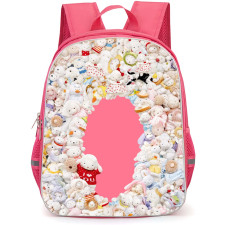 Bunnies By The Bay Backpack School Bag StudentPack - Bunnies By The Bay Kiddo Wonderland Collage Poster