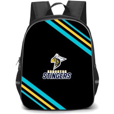 Edmonton Stingers Backpack School Bag StudentPack - Edmonton Stingers Large Logo With Stripe