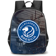 Pallacanestro Brescia Backpack School Bag StudentPack - Pallacanestro Brescia Logo On Stadium Background