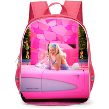 Barbie Backpack StudentPack - Barbie In Pink Car Movie Art