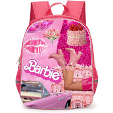 Barbie Backpack StudentPack - Barbie Pink Things Collage Art