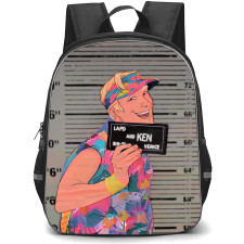 Barbie Backpack StudentPack - Ken Holding Card Movie Illustration