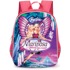 Barbie Mariposa Backpack StudentPack - Barbie Mariposa Elina Flying Movie Poster Cartoon Art