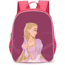 Barbie Rapunzel Backpack StudentPack - Barbie Rapunzel Portrait Glitters Illustration
