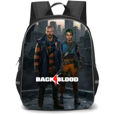 Back 4 Blood Backpack School Bag StudentPack - Back 4 Blood Dan And Tala Fierce Portrait Series Poster