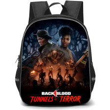 Back 4 Blood Backpack School Bag StudentPack - Back 4 Blood Tunnels Of Terror Poster