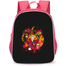 Crash Bandicoot School Backpack StudentPack - Characters Evil Paint Splash