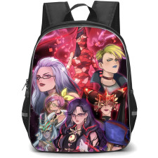 Bayonetta Backpack StudentPack - Bayonetta Cartoon Art Collage Poster