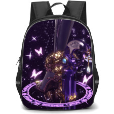 Bayonetta Backpack StudentPack - Bayonetta Leg Purple Anime Art Poster