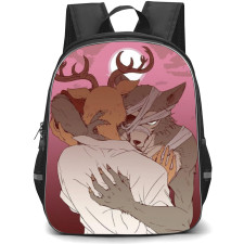 Beastars Legoshi Backpack StudentPack - Legoshi & Louis Beaten Hugging