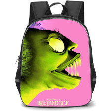 Beetlejuice Backpack StudentPack - Beetlejuice Avatar On Pink Background