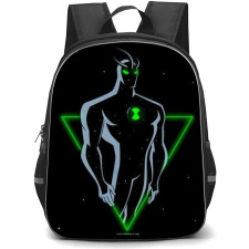 Ben 10 Backpack StudentPack - Ben10 Alien X Minimalist Art