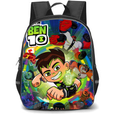 Ben 10 Backpack StudentPack - Ben10 Youngster All Character Collage