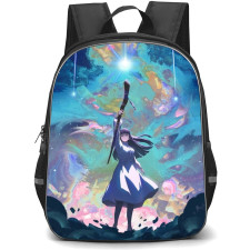 Beyond Journey's End Fern Backpack StudentPack - Fern Casting Spell Galaxy Background