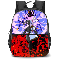 Beyond Journey's End Freiren Backpack StudentPack - Freiren Casting Spell Red Blue Background