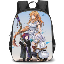 Beyond Journey's End Freiren Backpack StudentPack - Freiren Flamme Fern Illustration