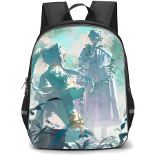 Beyond Journey's End Freiren Backpack StudentPack - Freiren Looking At Himmel Statue