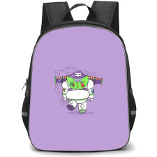 Big Hero 6 Baymax School Backpack StudentPack - Baymax Buzz Lightyear Armor
