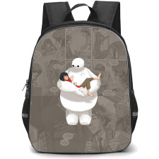 Big Hero 6 School Backpack StudentPack - Baymax And Hiro Carry