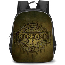 Bioshock Backpack School Bag StudentPack - Bioshock Game Logo Design Poster Art