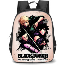 Black Torch Backpack School Bag StudentPack - Black Torch Characters Young Gunz Poster