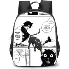 Black Torch Rago Backpack School Bag StudentPack - Rago Manga Comic Poster